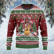 Guitar Lovers Gift Merry Christmas All Over Print Sweater