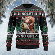 No Lift No Gift Christmas Gift All Over Print Sweater