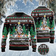 Santa's Favorite Accountant Christmas Gift All Over Print Sweater