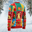 Golden Retriever Dog Lovers Christmas Wishes All Over Print Sweater
