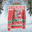 Ask Your Mom If I'm Real Funny Christmas Gift All Over Print Sweater