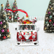 German Shorthaired Pointer Dog Lovers Christmas Van Custom Shape Acrylic Ornament