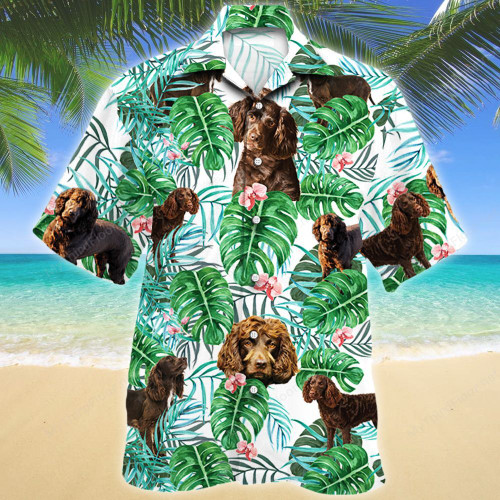 Boykin Spaniel Dog Tropical Plant Hawaiian Shirt