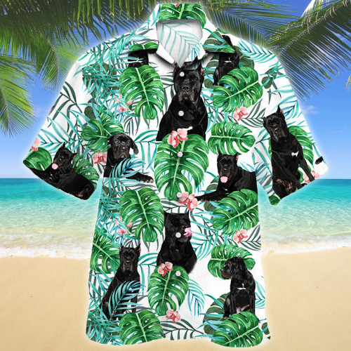 Cane Corso Dog Tropical Plant Hawaiian Shirt