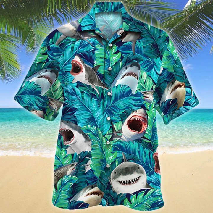 Shark Lovers Gift Hawaiian Shirt