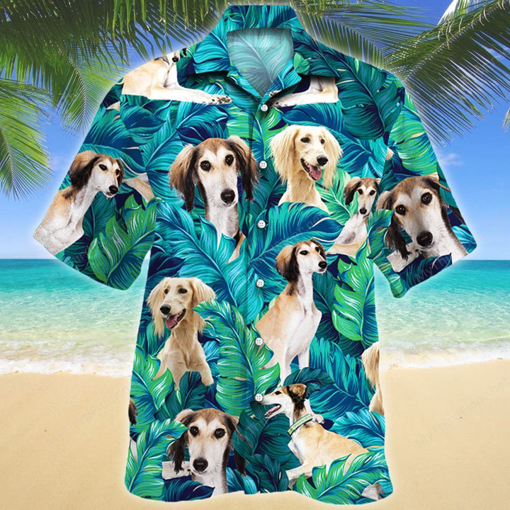 Saluki Dog Lovers Hawaiian Shirt