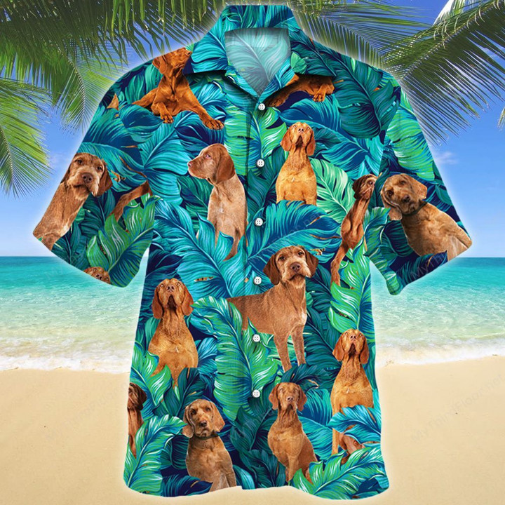 Wirehaired Vizsla Dog Lovers Hawaiian Shirt