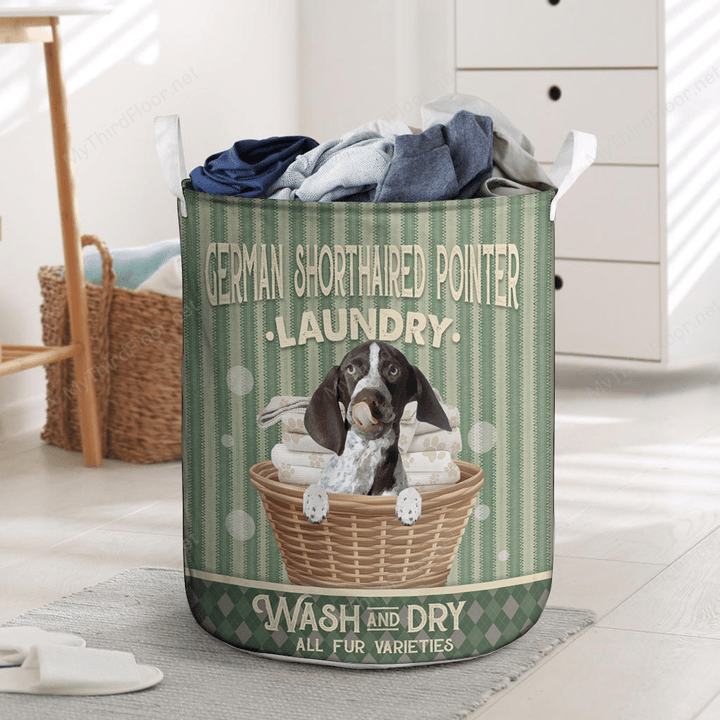 German Shorthaired Pointer Dog Lovers Laundry Basket
