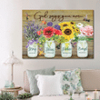 Hummingbirds God Says You Are Canvas, Home Wall Decor - Spreadstores