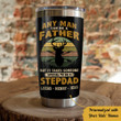 Personalized Stepdad Hunting Steel Tumbler MY206 85O57