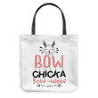 Bow chicka bow -wow tote bag - Gossvibes