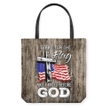 I stand for the flag and I kneel before God tote bag - Gossvibes