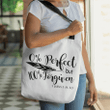 0% Perfect but 100% forgiven Tote bag - Gossvibes