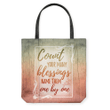 Count your blessings name them one by one tote bag - Gossvibes