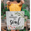 Psalm 23:3 He restores my soul tote bag - Gossvibes