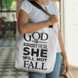 God is within her she will not fall tote bag - Gossvibes