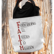 Faith Forwarding all issues to heaven tote bag - Gossvibes