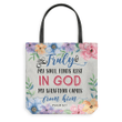 Truly my soul finds rest in God Psalm 62:1 tote bag - Gossvibes