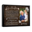 Personalized memorial gifts for loss of Granddaughter Gift, Granddaughter Memorial Sympathy Canvas, Granddaughter Keepsake Grieving