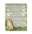 Yellow Labrador Wall Art Pet Memorial Canvas Pet Remembrance Gifts Waiting At The Door Canvas - Personalized Sympathy Gifts - Spreadstore