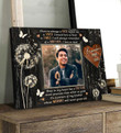 Personalized Memorial Canvas, Brother Remembrance, Loss Of Brother Gift, There is always a face before me - Personalized Sympathy Gifts - Spreadstore