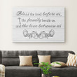 Bless the Food Before Us Wall Art Canvas - Christian Wall Art