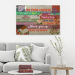 In this house we trust in God canvas wall art - Christian wall art