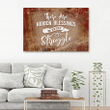There are hidden blessings in every struggle canvas wall art