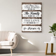 Bless the food before us wall art canvas - Christian wall art