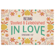 Being rooted and established in love Ephesians 3:17 canvas wall art