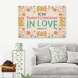 Being rooted and established in love Ephesians 3:17 canvas wall art
