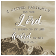 I waited patiently for the Lord; he turned to me and heard my cry Psalm 40:1 canvas wall art