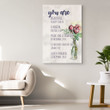 You are who God says you are Bible verse wall art canvas