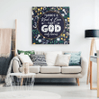 There's a kind of love that God only knows canvas wall art