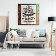 If God is for us who can be against us Romans 8:31 canvas wall art