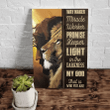 Christian Canvas, Jesus Christ Canvas, Easter Gift Ideas, Way Maker Miracle Worker, Jesus And Lion Canvas - spreadstores
