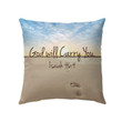 God will carry you Isaiah 46:4 Bible verse pillow - Christian pillow, Jesus pillow, Bible Pillow - Spreadstore