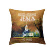 Blessed assurance Jesus is mine Christian pillow - Christian pillow, Jesus pillow, Bible Pillow - Spreadstore