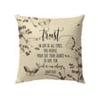 Psalm 62:8 Trust in him at all times Bible verse pillow - Christian pillow, Jesus pillow, Bible Pillow - Spreadstore