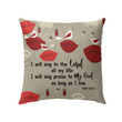 I will sing to the Lord all my life Psalm 104:33 Bible verse pillow - Christian pillow, Jesus pillow, Bible Pillow - Spreadstore