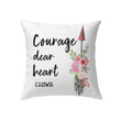 Courage, Dear Heart pillow - Christian pillows - Christian pillow, Jesus pillow, Bible Pillow - Spreadstore