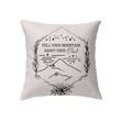 Tell your mountain about your God Christian pillow - Christian pillow, Jesus pillow, Bible Pillow - Spreadstore