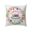 Psalm 37:5 Commit your way to the Lord Bible verse pillow - Christian pillow, Jesus pillow, Bible Pillow - Spreadstore