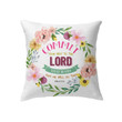 Psalm 37:5 Commit your way to the Lord Bible verse pillow - Christian pillow, Jesus pillow, Bible Pillow - Spreadstore