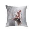 Jesus holding his hand out Christian pillow - Jesus pillows - Christian pillow, Jesus pillow, Bible Pillow - Spreadstore