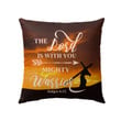 The Lord is with you mighty warrior Judges 6:12 Bible verse pillow - Christian pillow, Jesus pillow, Bible Pillow - Spreadstore