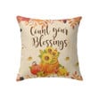Count Your Blessings Christian pillow - Christian pillow, Jesus pillow, Bible Pillow - Spreadstore