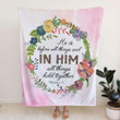 He is before all things Colossians 1:17 Bible verse blanket - Gossvibes