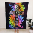 Be still and know that I am God Bible verse fleece blanket - Gossvibes