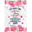 Personalized Christian Gifts: I am God's girl lavished in love Custom blanket - Gossvibes